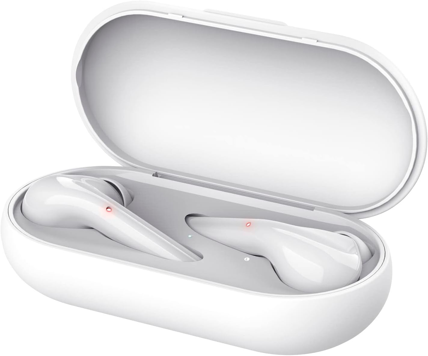 Trust Mobile Nika Touch Bluetooth Wireless Earphones, In Ear Headphones, On-trend Design, Up to 16 Hours Playtime, Built-in Microphone, TWS , Earbuds for Android, Chrome OS, iOS, Windows, White