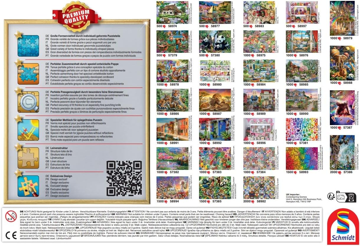 Schmidt Puzzle 1000 pièces : Rêvez en grand !
