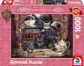 Schmidt Spiele 57534 Jigsaw Puzzle 1000 Pieces Brigid Ashwood Fairy Time with Cats, Normal