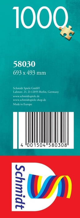 Schmidt | Thomas Kinkade: Disney Moana - 1,000 Pieces | Adult Jigsaw Puzzle | Ages 12+, Black White 1877