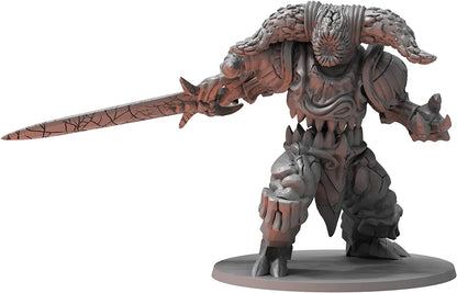 Dark Souls The Role Playing Game: Sir Alonne & Smelter Demon Miniatures & Stat Cards. DnD, RPG, D&D, Dungeons & Dragons. 5E Compatible