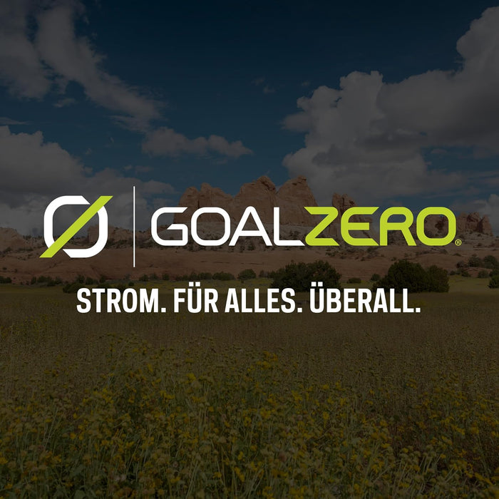 Goal Zero 100 AC Powerbank Wh 6400 mAh Flightsafe USB-C PD Wireless Charge Max 15watts Onboard Cabling System Go Pro 18 Recharges Phone 8 Tablet 3 x Laptop 1.5 x, 22210, Black