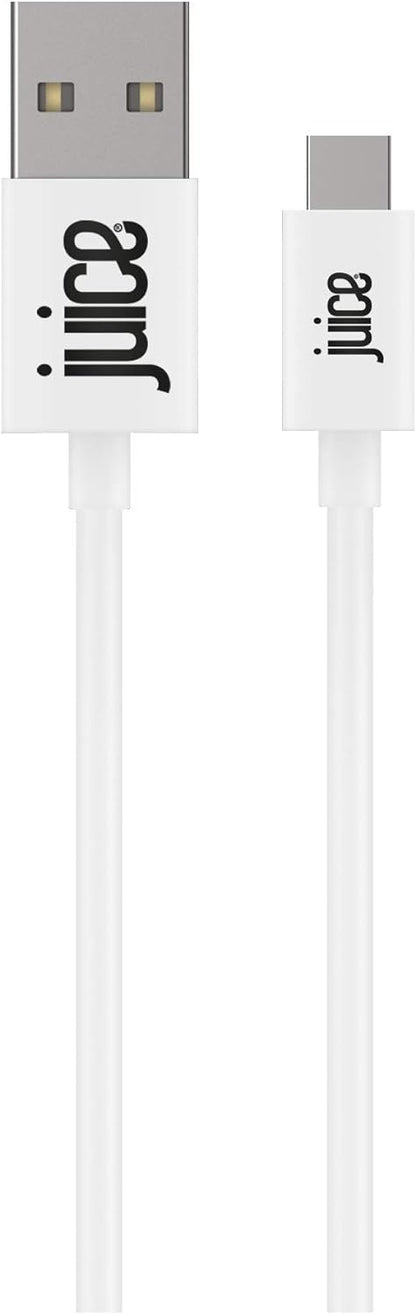 Juice USB Type C 3m Charger and Sync Cable for Samsung Galaxy S20, S10, S9, S8, S20 Plus, Huawei P30, P20, Sony, Apple Ipad 2020, Pro 2020, Air 2020