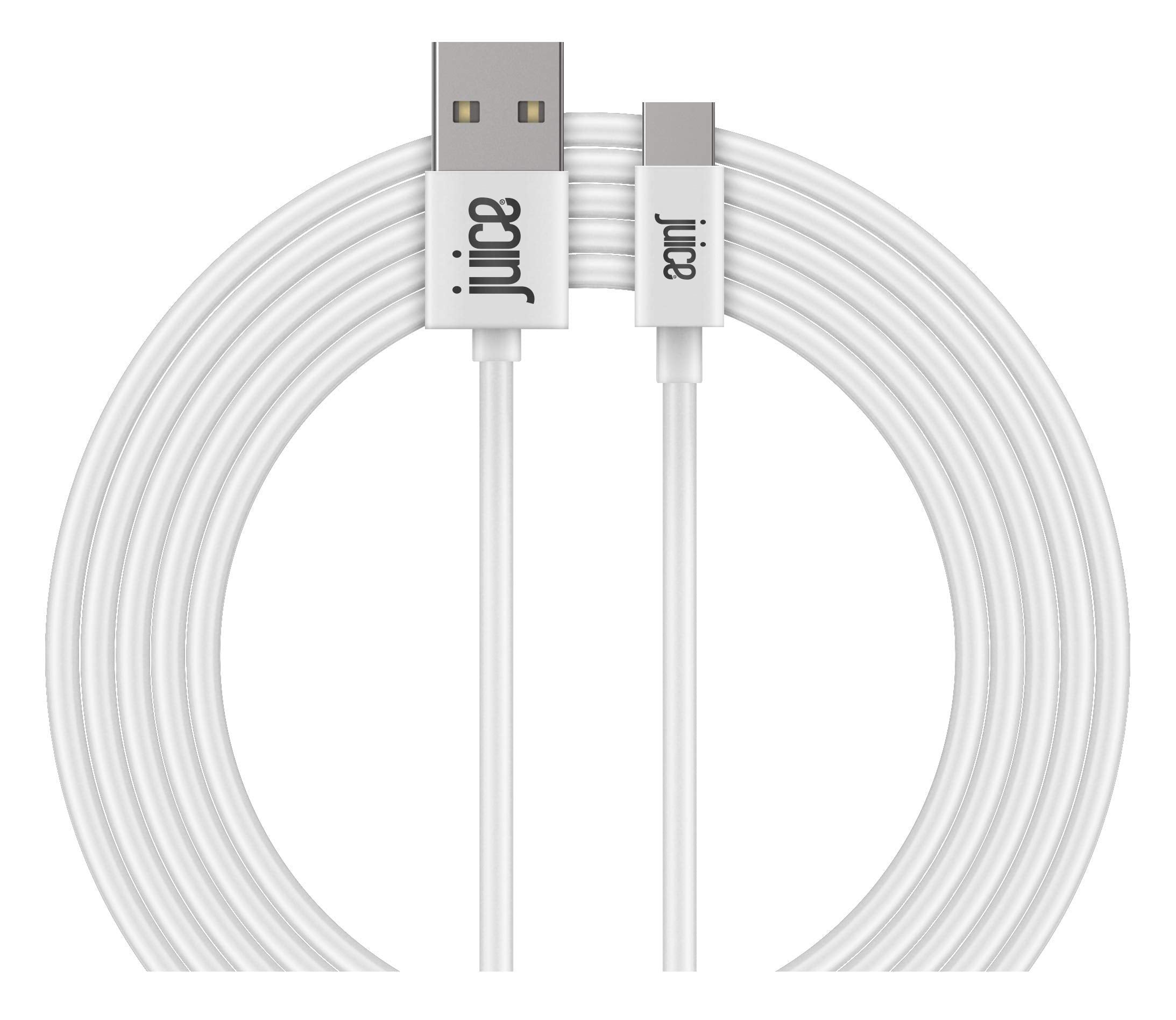 Juice USB Type C 3m Charger and Sync Cable for Samsung Galaxy S20, S10, S9, S8, S20 Plus, Huawei P30, P20, Sony, Apple Ipad 2020, Pro 2020, Air 2020