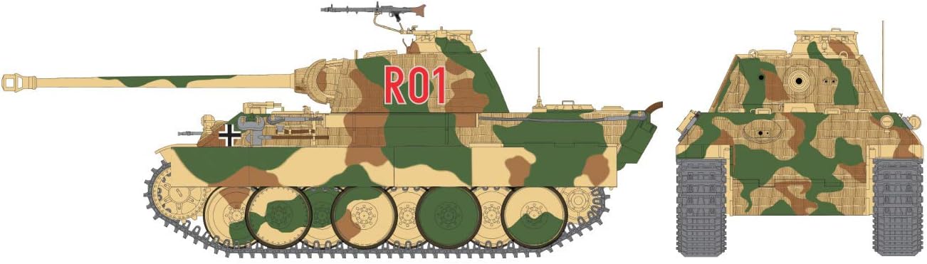 Italeri 510015752 1: 56, 28 mm German SdKfz. 171 Panther Ausf. A Vehicle