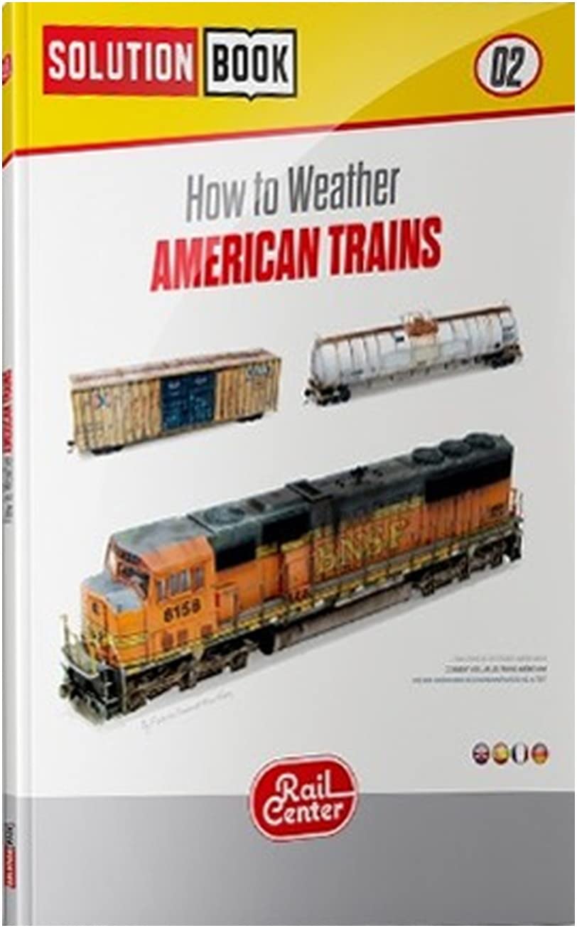 Mig Jimenez Ammo Solution BOOK HTW #02 AMERICAN TRAINS ENG.