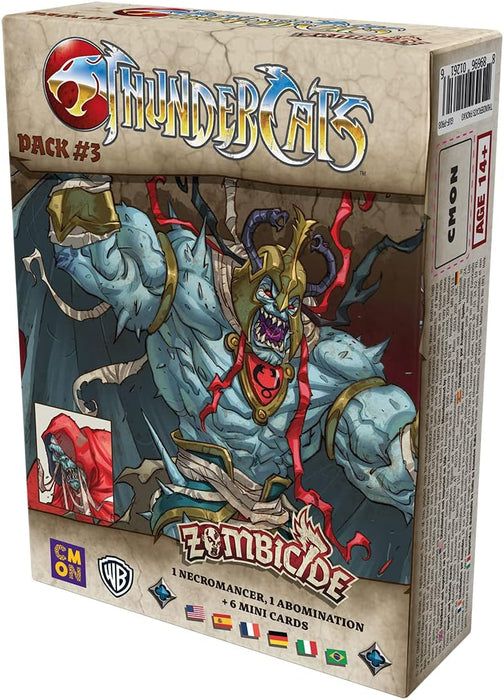 CMON - Edge Entertainment GUFPR08 Zombicide: Thundercats Pack 3 Multilanguage Miniatures Set, Includes Spanish