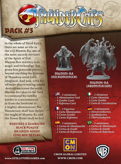 CMON - Edge Entertainment GUFPR08 Zombicide: Thundercats Pack 3 Multilanguage Miniatures Set, Includes Spanish