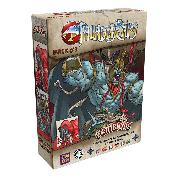 CMON - Edge Entertainment GUFPR08 Zombicide: Thundercats Pack 3 Multilanguage Miniatures Set, Includes Spanish