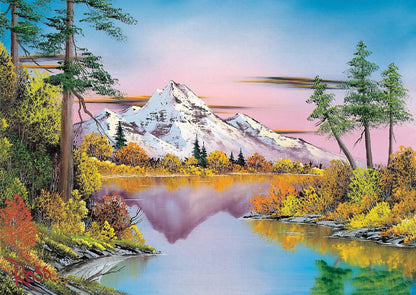 Schmidt | Bob Ross: Reflections (1,000 pieces) | Jigsaw Puzzle | Ages 12+