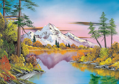 Schmidt | Bob Ross: Reflections (1,000 pieces) | Jigsaw Puzzle | Ages 12+