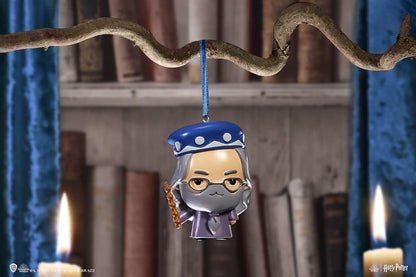 Nemesis Now Harry Potter Dumbledore Hanging Ornament 7.5cm, Resin, Grey, Officially Licensed Harry Potter Merchandise, Cute Dumbledore Design, Cast in the Finest Resin, Expertly Hand-Painted