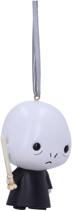 Nemesis Now Harry Potter Voldemort Hanging Ornament 7.5cm, Resin, Grey, Officially Licensed Harry Potter Merchandise, Cute Voldemort Design, Cast in the Finest Resin, Expertly Hand-Painted
