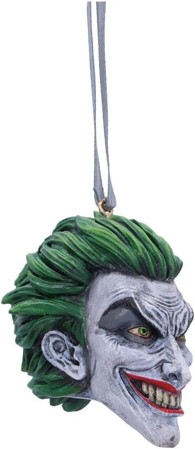 Nemesis Now The Joker Hanging Ornament, 7cm, Resin, Green, Officially Licensed DC Merchandise, The Joker Hanging Ornament, Cast in the Finest Resin, Expertly Hand-Painted