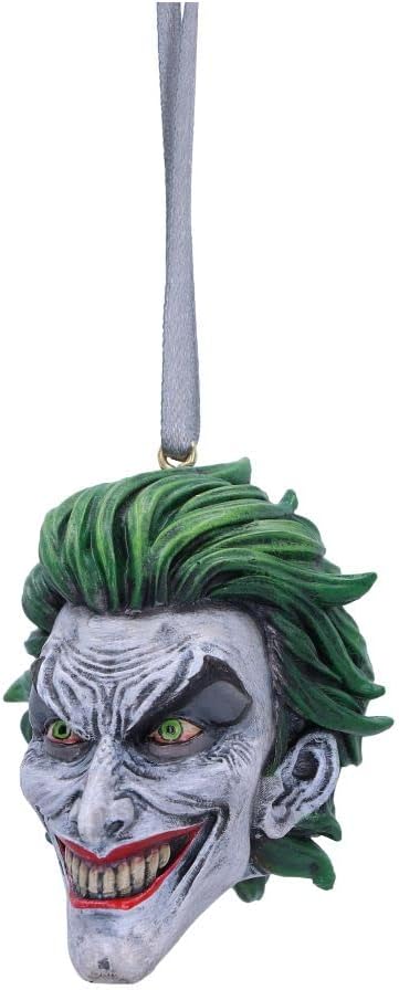 Nemesis Now The Joker Hanging Ornament, 7cm, Resin, Green, Officially Licensed DC Merchandise, The Joker Hanging Ornament, Cast in the Finest Resin, Expertly Hand-Painted