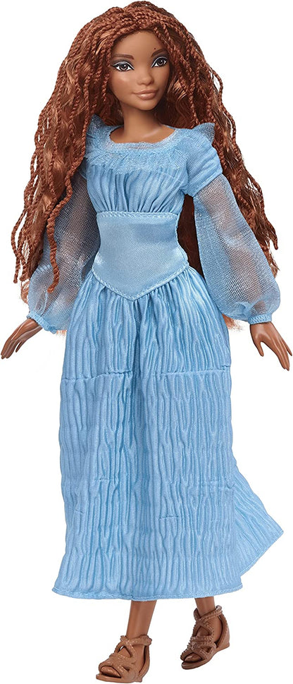 Mattel Disney La Sirenita Ariel sirena Muñeca con vestido de volantes, juguete +3 años (HLX09