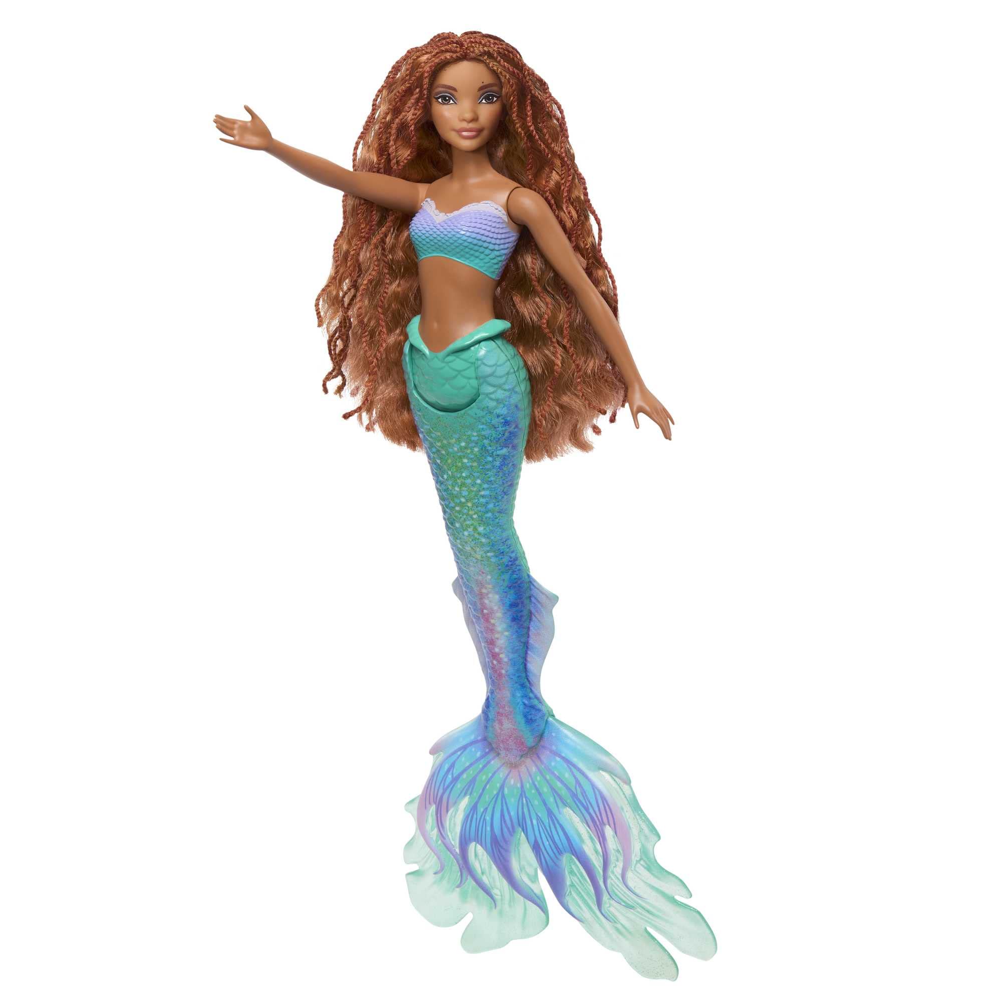 Disney The Little Mermaid Ariel Doll, Mermaid Fashion Doll with Signature Outfit, HLX08 & The Little Mermaid Ariel Fashion Doll on Land in Signature Blue Dress, HLX09