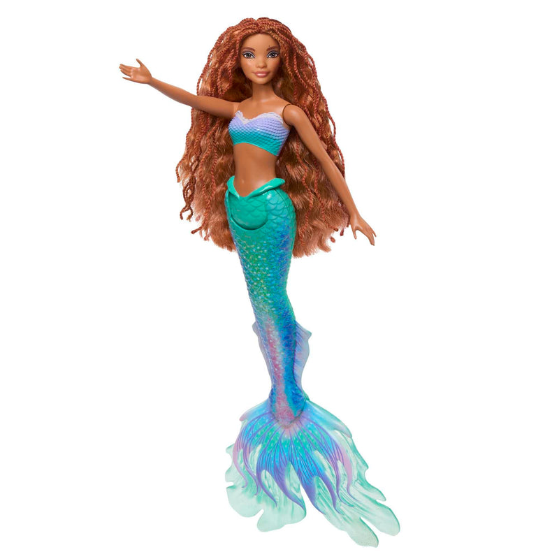 Disney The Little Mermaid Ariel Doll, Mermaid Fashion Doll with Signature Outfit, HLX08 & The Little Mermaid Ariel Fashion Doll on Land in Signature Blue Dress, HLX09