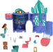 Disney “La Sirenita” Storytime Stackers La gruta de Ariel Conjunto de juego, casa de muñecas apilable con muñeca pequeña y 10 accesorios (Mattel HLX16