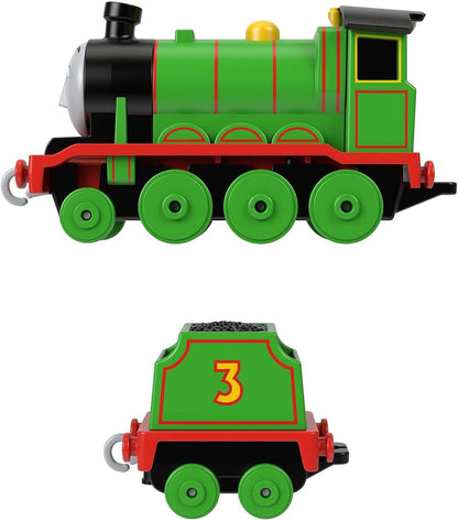 Thomas & Friends Toy Train, Henry Diecast Push-Along Engine with Tender for Preschool Pretend Play, HMC43