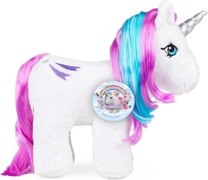 My Little Pony | Glory Plush 40th Anniversary | Retro Horse Gifts for Girls and Boys, Collectable Vintage Horse Toys for Kids, Unicorn Toys for Boys and Girls Aged 3+ | Basic Fun 35333