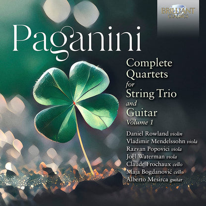 Paganini: Complete Quartets for String Trio and Guitar - Volume 1