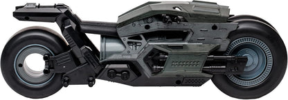 McFarlane Toys, DC Multiverse Batcycle Action Figure Vehicle, Collectible DC The Flash Movie Vehicle with Unique Collector Character Card – Ages 12+ Batcycle Single