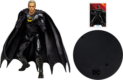 McFarlane Toys, DC Multiverse 12-inch Batman Multiverse Unmasked Gold Label Figure Statue, Collectible DC The Flash Movie Posed Statue with Unique Collector Character Card – Ages 12+