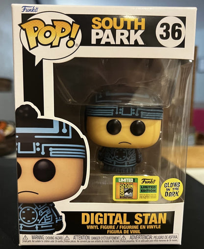 South Park: Phone Destroyer 36 – Digital Stan Glow in The Dark Pop! Vinyl Figur (2022 Summer Exclusive