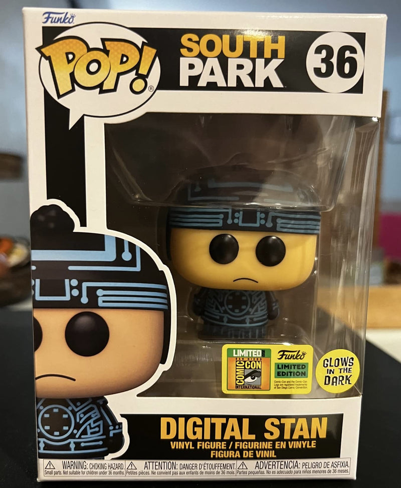 South Park: Phone Destroyer 36 – Digital Stan Glow in The Dark Pop! Vinyl Figur (2022 Summer Exclusive