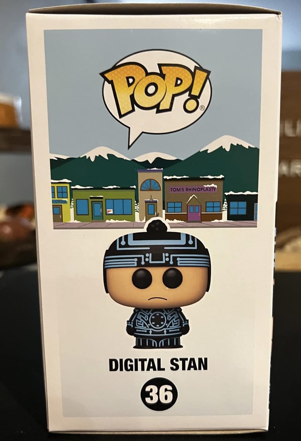 South Park: Phone Destroyer 36 – Digital Stan Glow in The Dark Pop! Vinyl Figur (2022 Summer Exclusive