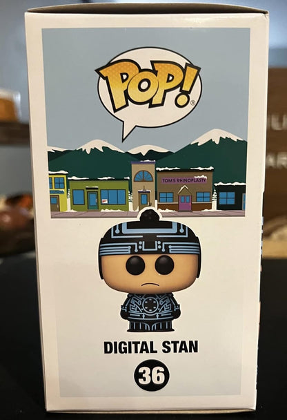 South Park: Phone Destroyer 36 – Digital Stan Glow in The Dark Pop! Vinyl Figur (2022 Summer Exclusive