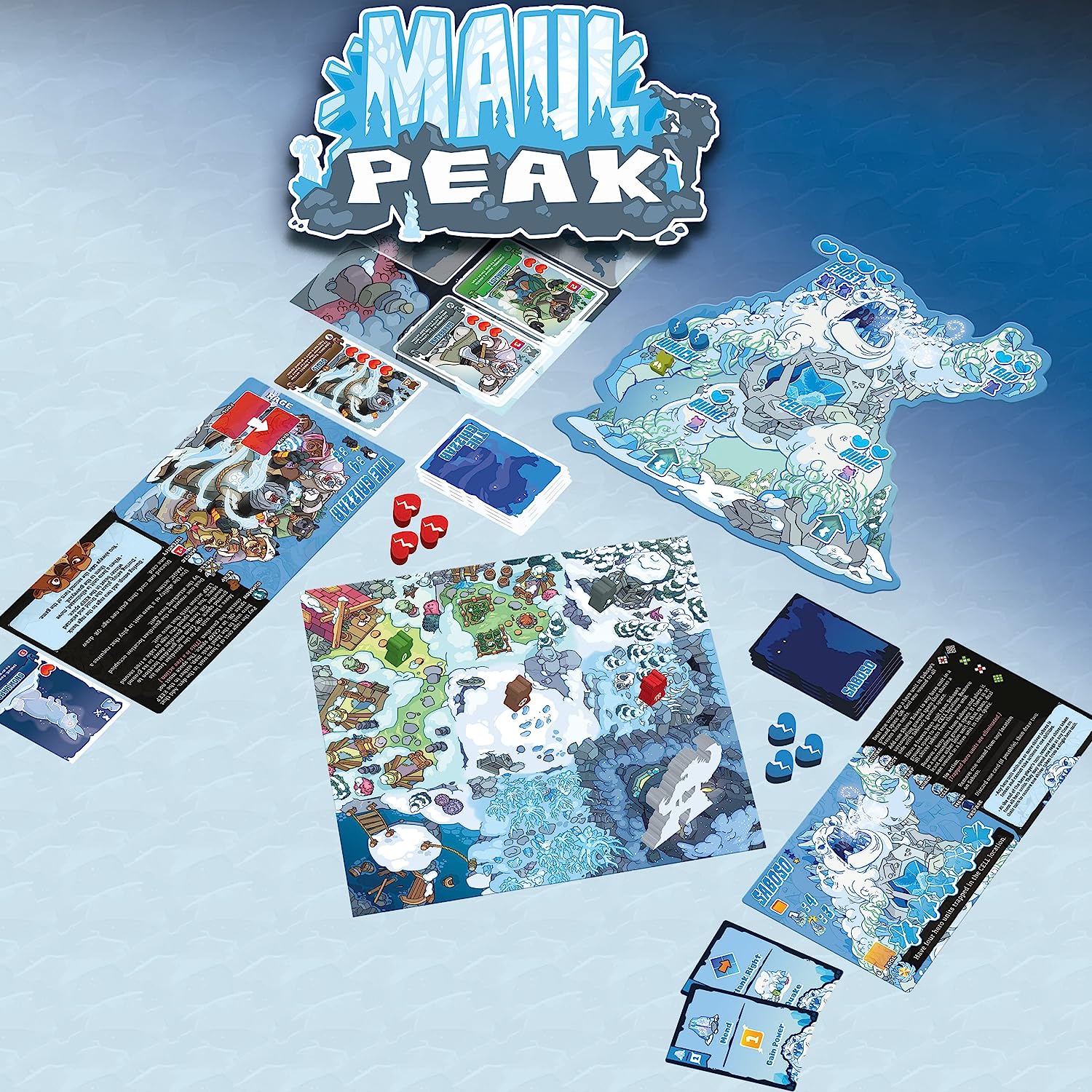 Pencil First Games Maul Peak Board Game – An Asymmetric Tactics Game of Giant Guardians and Fierce Bears by Pencil First Games for 2 Players