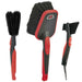 ZEFAL ZB Set Brosses de Nettoyage pour vélo Cyclisme Mixte Adulte, Noir/Rouge, Taille
