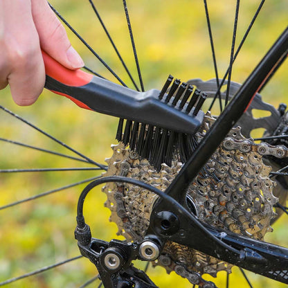 ZEFAL ZB Set Brosses de Nettoyage pour vélo Cyclisme Mixte Adulte, Noir/Rouge, Taille