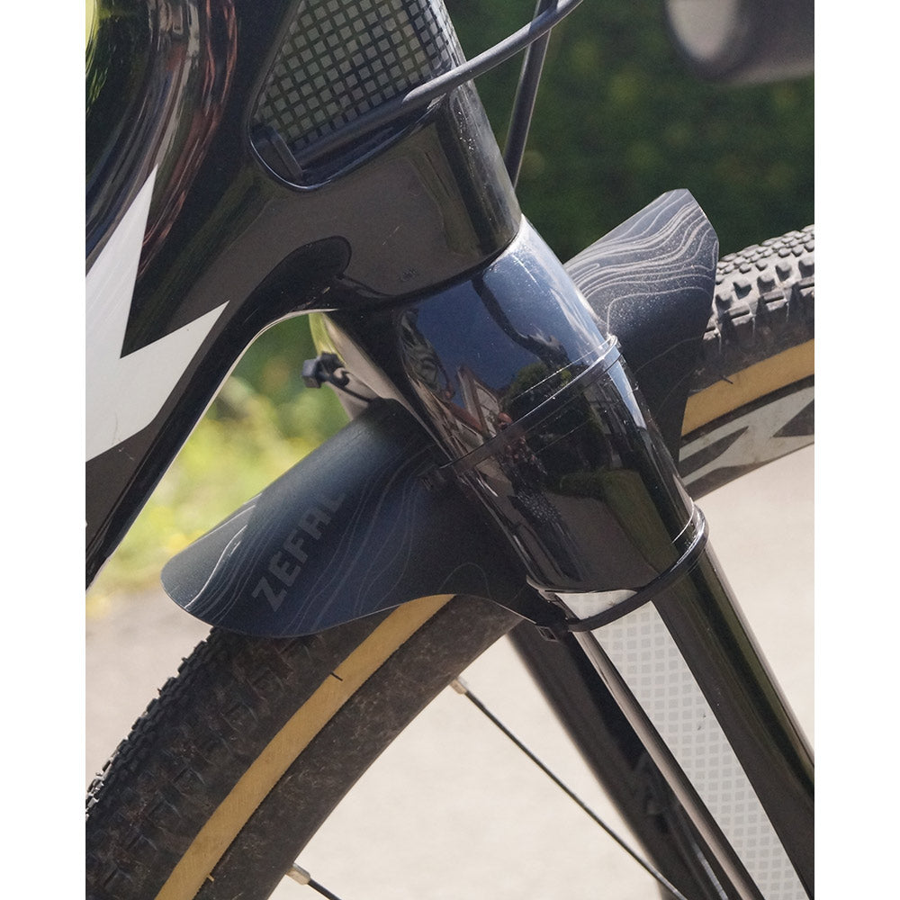 Zefal Shield Lite Gravel Bike Front Mudguard, Black, 700c / 28"