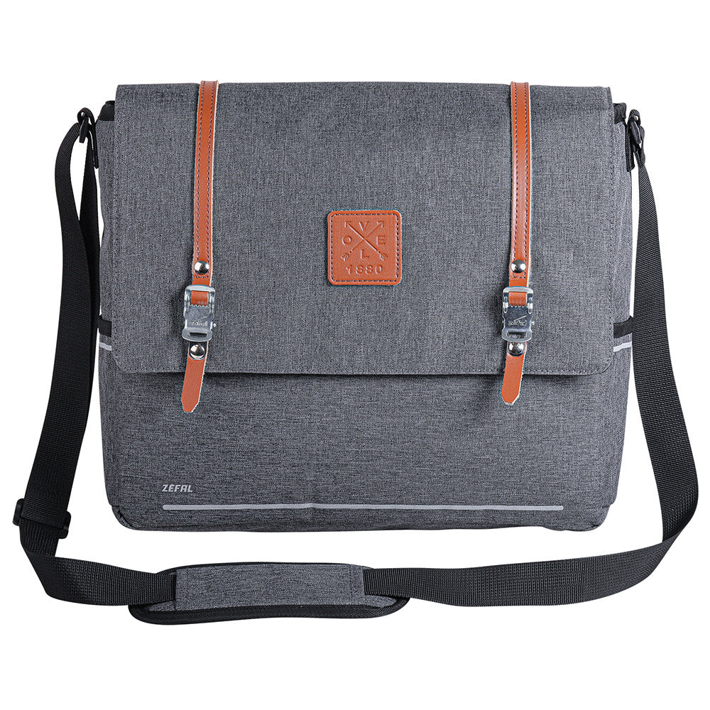 Zéfal Urban Messenger Bag Sacoche Porte Bagage Velo Mixte, Gris, (11L