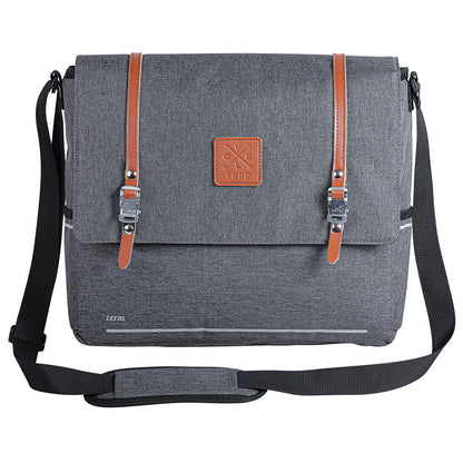 Zéfal Urban Messenger Bag Sacoche Porte Bagage Velo Mixte, Gris, (11L