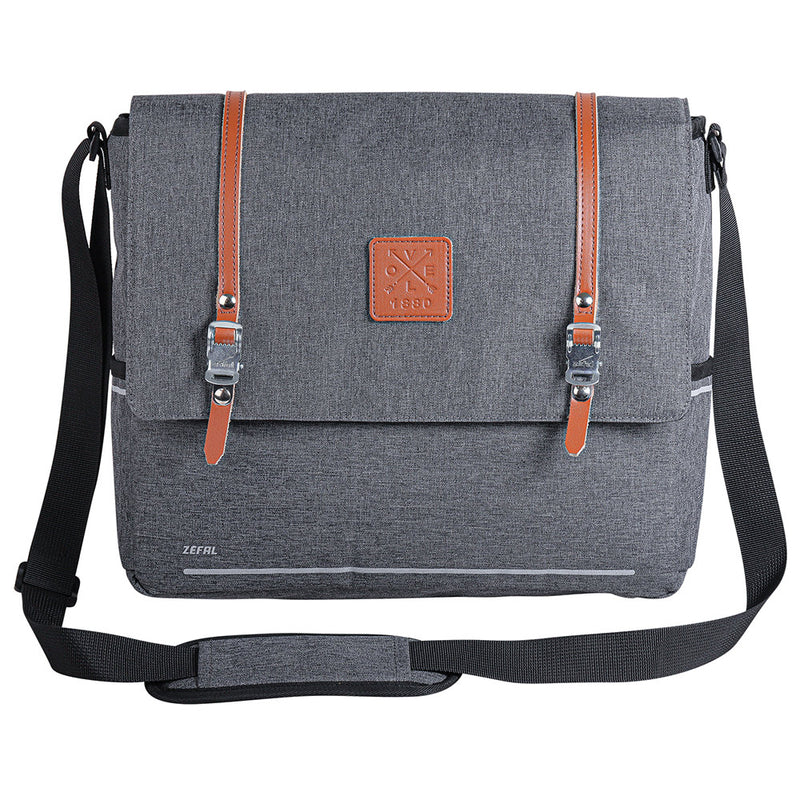 Zéfal Urban Messenger Bag Sacoche Porte Bagage Velo Mixte, Gris, (11L