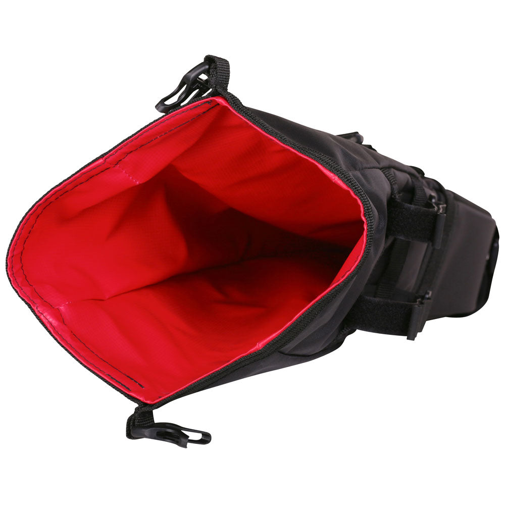 Zéfal Z Adventure R5 Bikepacking & Commuting Sac de Vélo Universel & Etanche-Grand Volume Capacité 5L-Durable et Résistante-400 g Sacoche de Selle, Noir, 5 litres
