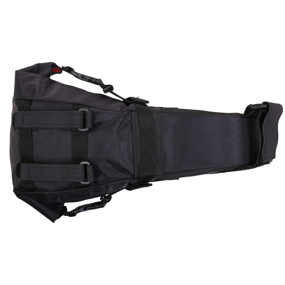 Zéfal Z Adventure R5 Bikepacking & Commuting Sac de Vélo Universel & Etanche-Grand Volume Capacité 5L-Durable et Résistante-400 g Sacoche de Selle, Noir, 5 litres