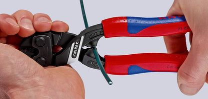 Knipex CoBolt® Compact Bolt Cutter black atramentized, with slim multi-component grips 200 mm 71 02 200