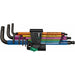 Wera 950 SPKL/9 SM N SB Multicolour BlackLaser L-key set, 9pc, Metric, 1.5-10mm, 05073593001