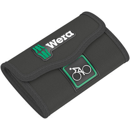 Wera Unisex's Bicycle 2, Kraftform Kompakt Interchangeable Screwdriver Set 05004171001 Universal Tool 13 Pieces, Black, 13pc