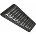 Wera 05020231001 6003 Joker 11 Set 1 Combination Wrench & Kraftform Kompakt VDE 17 Universal 1 Interchangeable Screwdriver Set with Twin Handle, 17PC, 05059030001