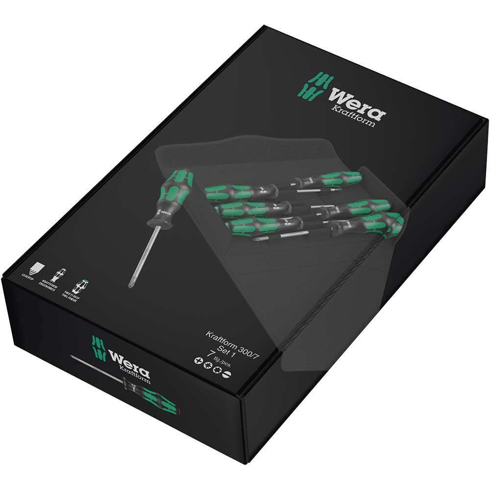 Wera Tools 300/7 Screwdriver Set 7pcs