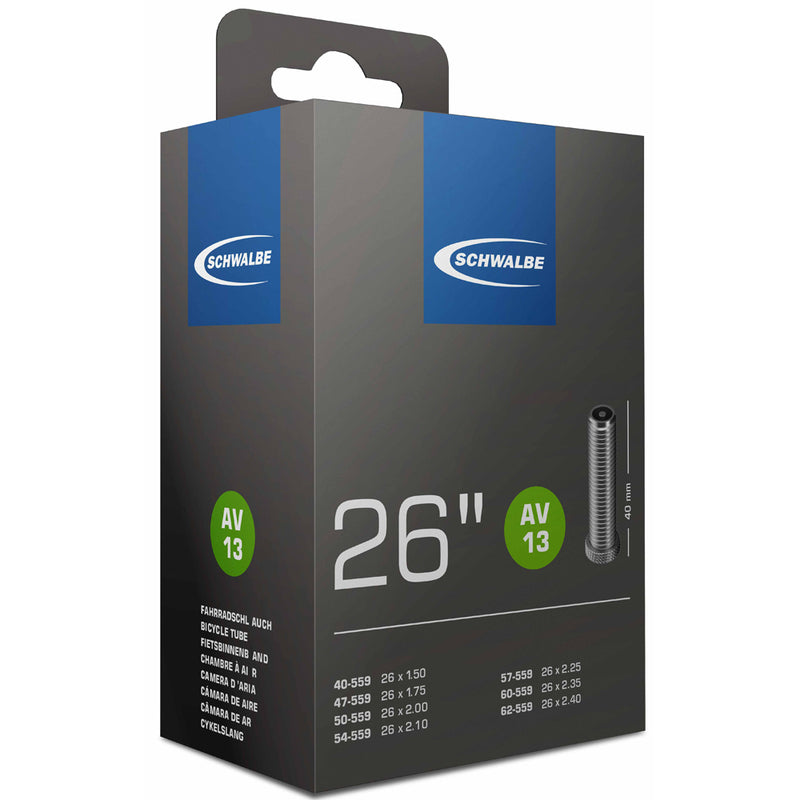 Schwalbe AV13 26 x 1.5/2.5 Schrader 40mm cycle bike inner tube