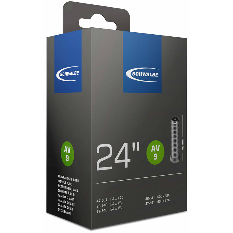 Schwalbe Men's Camere Auto Tube 24 inches Black