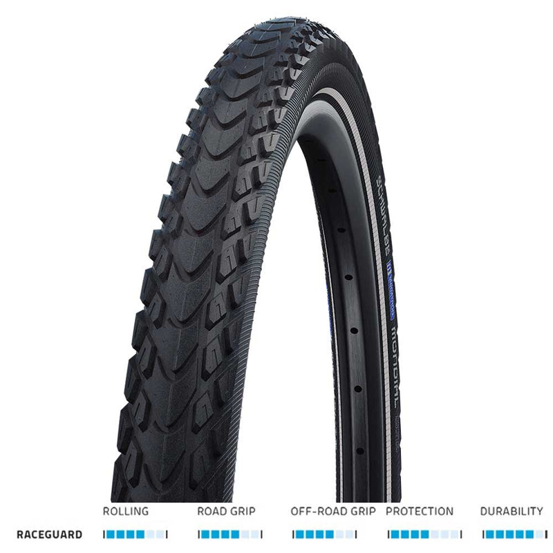 Schwalbe Marathon Mondial Performance Drahtreifen // 50-559 (26x2,0') RaceGuard