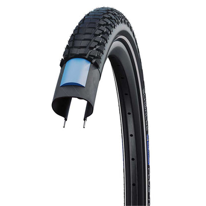 Schwalbe Marathon Plus SmartGuard Tyre, Black/Reflective
